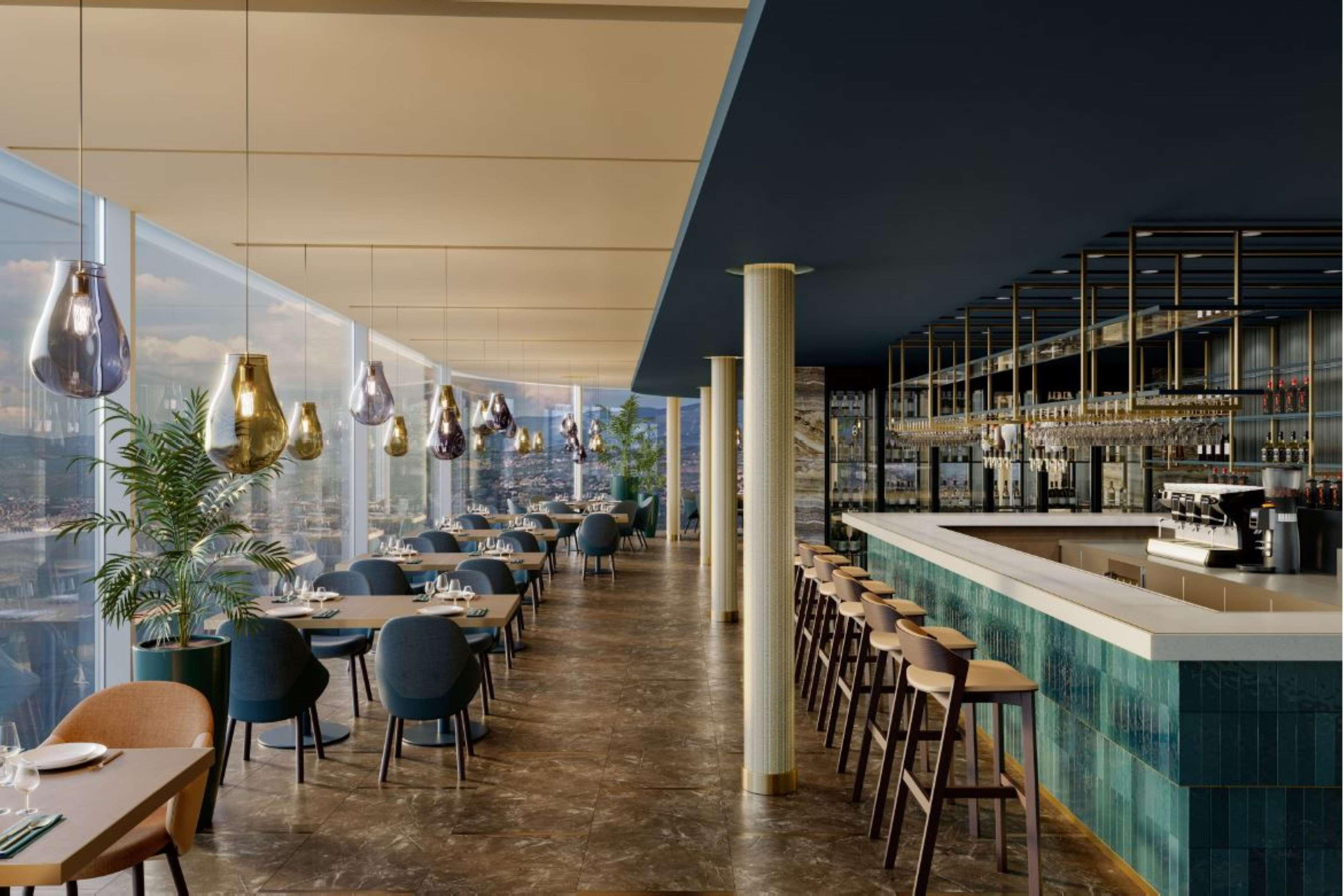 Hilton Rijeka Costabella Beach Resort And Spa Exterior foto The restaurant